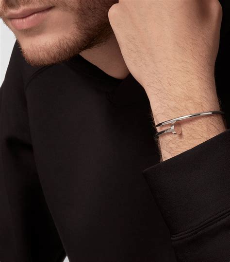 bracelet cartier clou homme|cartier clou bracelet diamonds.